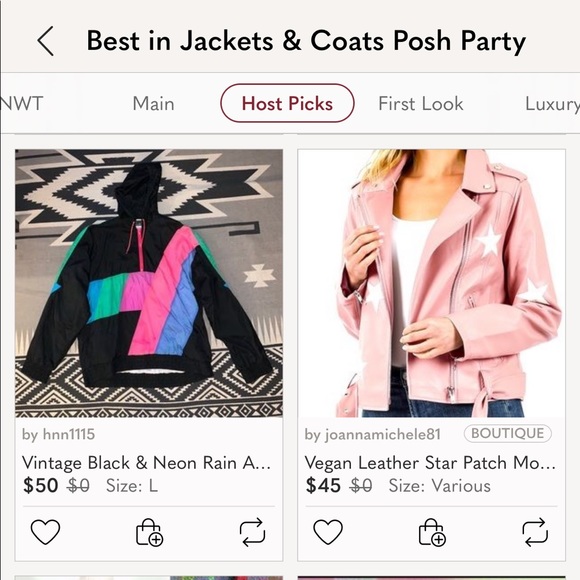 🔴 Last One Size Small 🎀 3 X’s HP 🎀 Vegan Leather Star Patch Moto Jacket Blush 🔴 - Picture 4 of 4